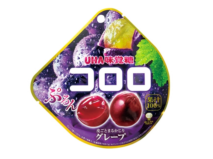 UHA味覺糖コロロ軟糖 葡萄口味 40g